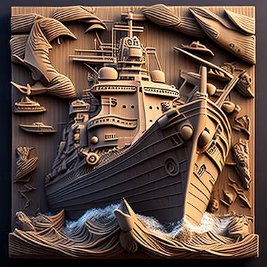 3D model st Battleship (STL)